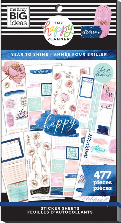 Value Pack Stickers - Year to Shine Goals
