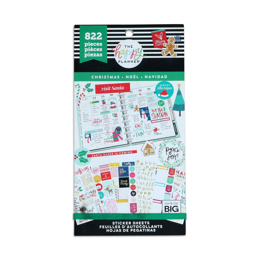 Aesthetic Planner Stickers - Productivity, Seasonal & Holiday Sticker Pack  - 13 Sheets / 718 Stickers - Ideal for Journals, Calendars, Planners