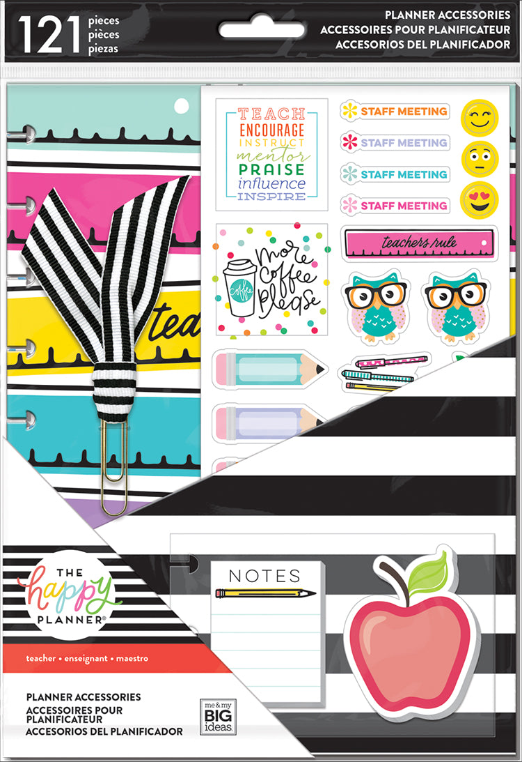 The Happy Planner Teacher Accessory Pack Rockstar