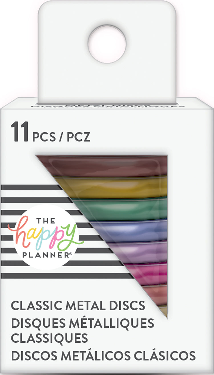 Medium Metal Discs - Rainbow – Happy Planner