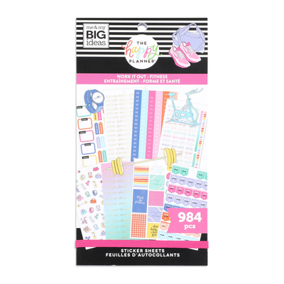 Value Pack Stickers - Work It Out Fitness