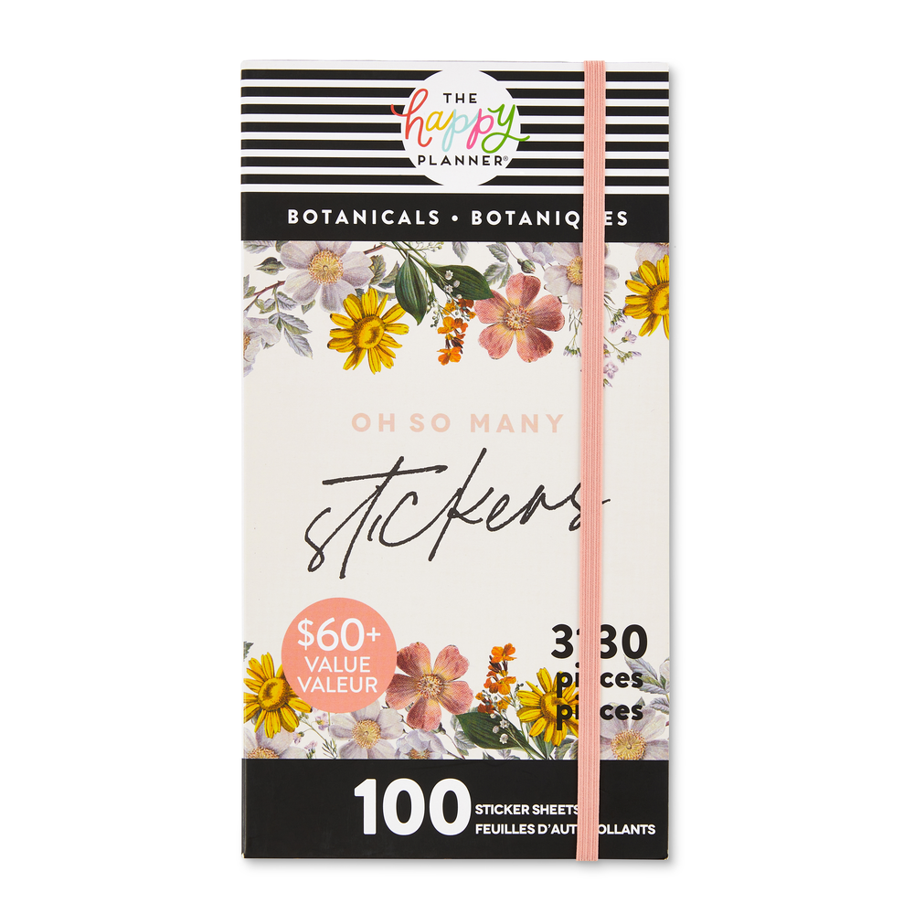 Happy Planner Sticker Value Pack-Flowers, 372/Pkg