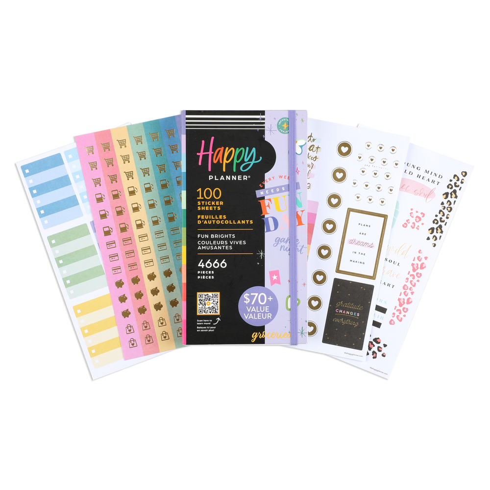 All the outlets Essentials Mega Stickerbook Happy Planner Stickers