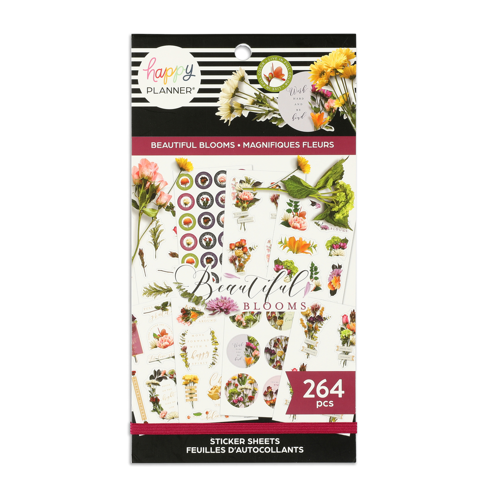 Floral Blooms Sticker Sheet  Bullet Journal Stickers