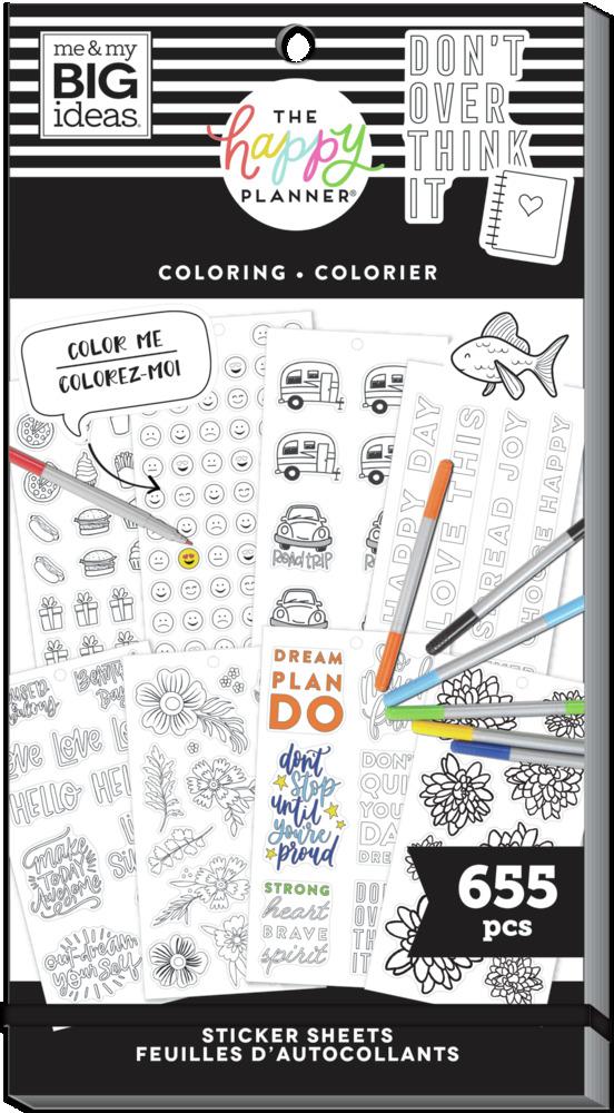 Coloring Essentials Sticker Book