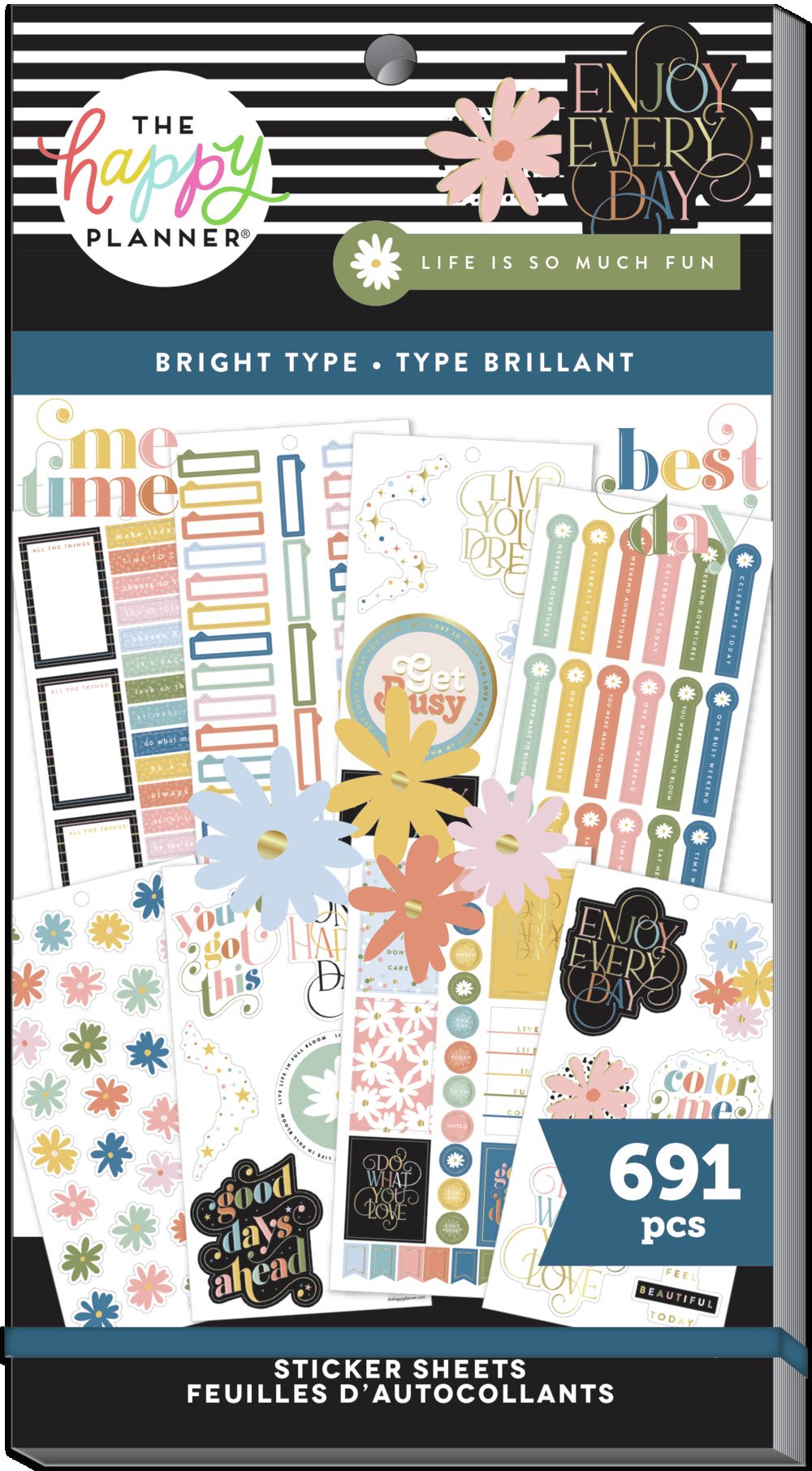 Happy Planner Sticker Value Pack 30/Sheets-Moods + Mindfulness, Size: One size, Other