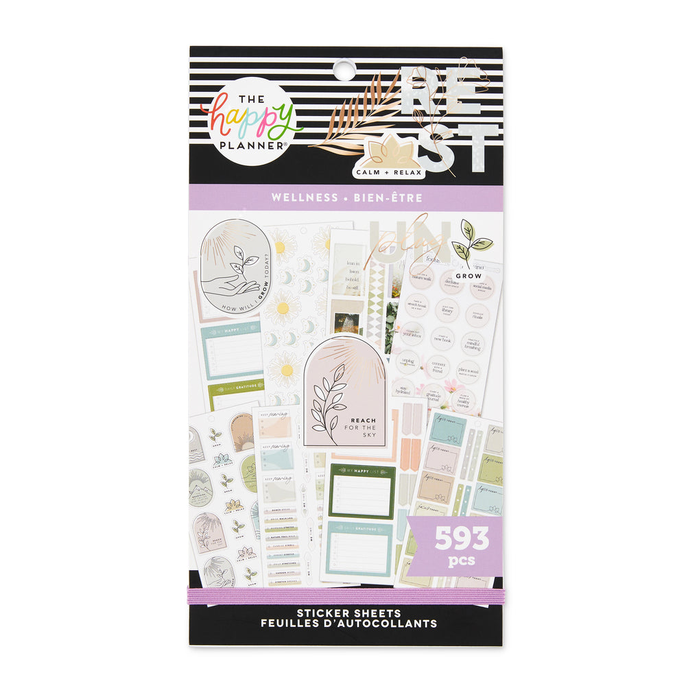 Value　Stickers　of　Wellness　Happy　Pack　The　–　Nature　Planner