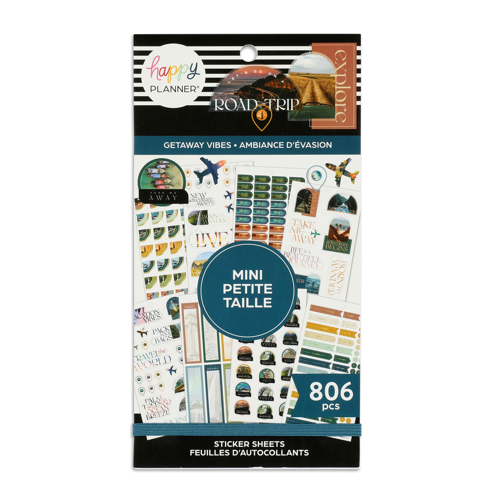 Value Pack Stickers - Getaway Vibes - Mini – The Happy Planner