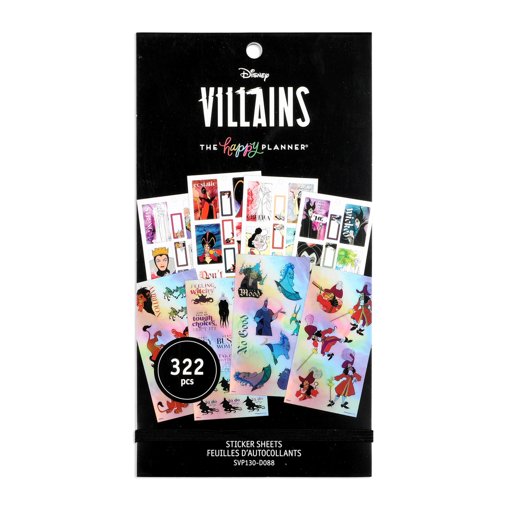 Disney Stickers Disney Villains Stickers, 100/Roll, PS730 - Dental