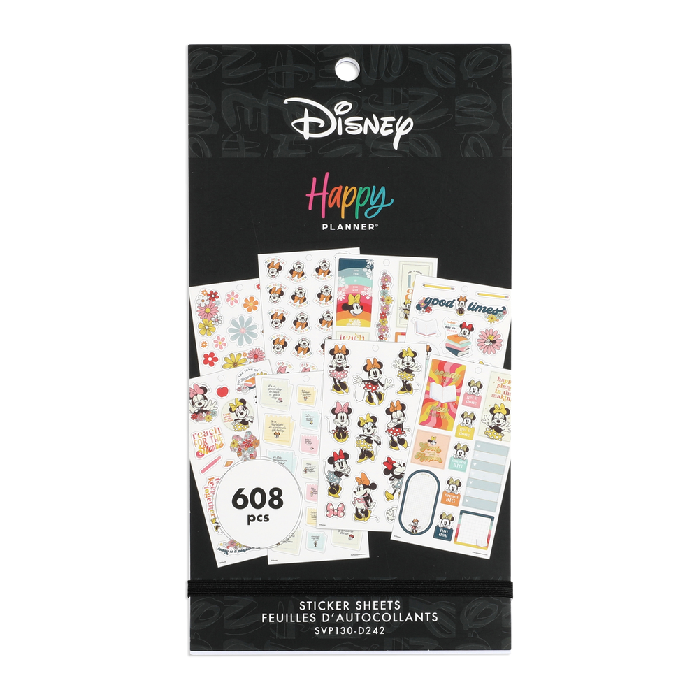 Disney Sunny Minnie Teacher Value Pack Stickers The Happy Planner