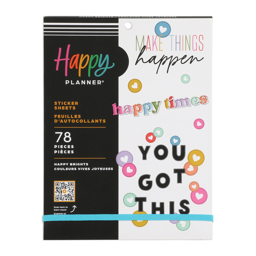 Happy Brights Large Value Pack Stickers The Happy Planner