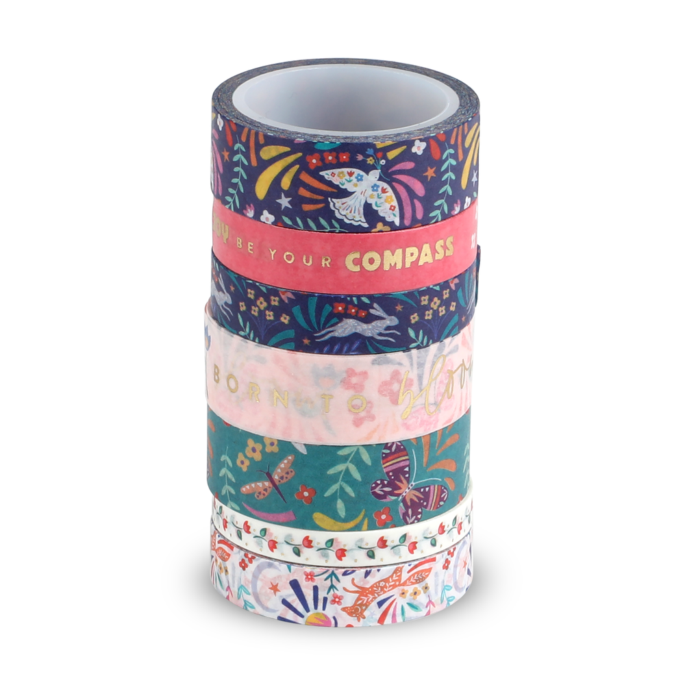 Happy Planner Washi Tape-Nordic Brights, Size: One size, Other