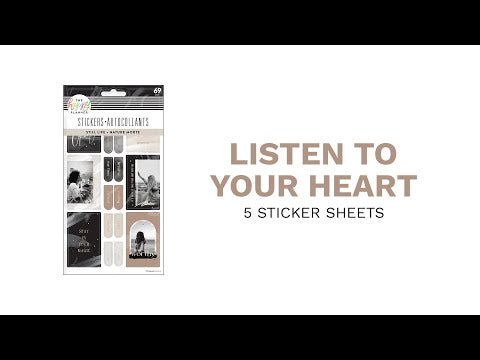 Listen to Your Heart - 5 Sticker Sheets