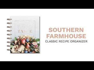 Southern Farmhouse Classic Recipe Organizer