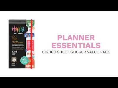 Planner Essentials - Mega Value Pack Stickers - 100 Sheets