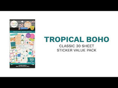 Value Pack Stickers - Tropical Boho
