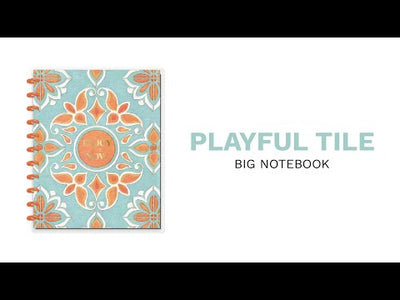 Playful Tile Big Notebook