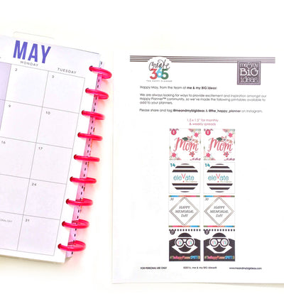 FREE Happy Planner™ PRINTABLES for May!