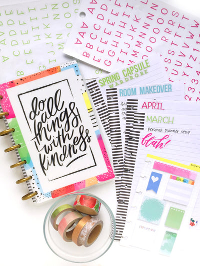 Mini Happy Planner® Notebook | Organized & Titled by Month & Project