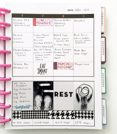 Fitness Planner Box Kit Inspiration | Write It All Down