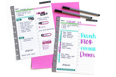 Two Ways to Fill Out Happy Planner® Daily Sheets