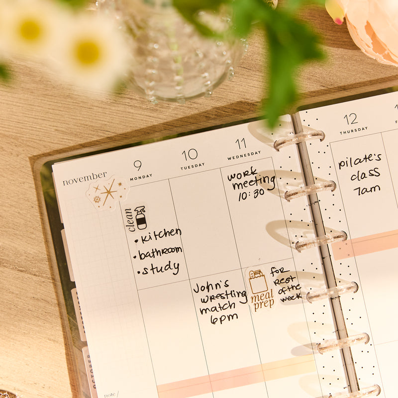 2026–2027 Modern Nature Customizable Planner - Mini Vertical Layout ...