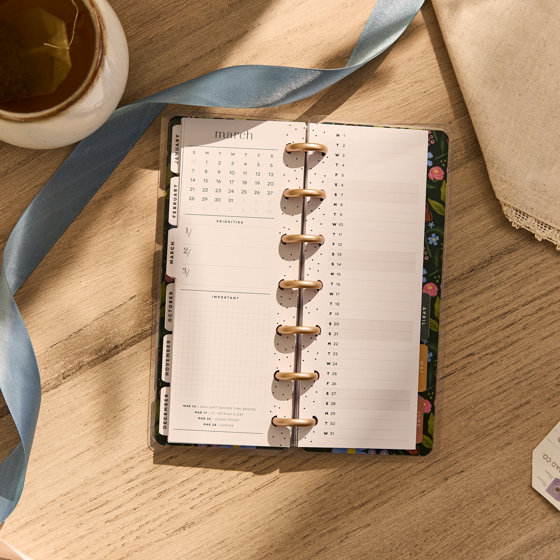 Mini Size Planner 2026–2027 Country Charm Customizable Planner - Skinny Mini Horizontal ...