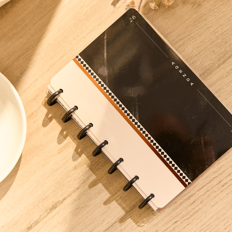 2026–2027 Neutral Noir Customizable Planner - Mini Vertical Layout - 1 ...