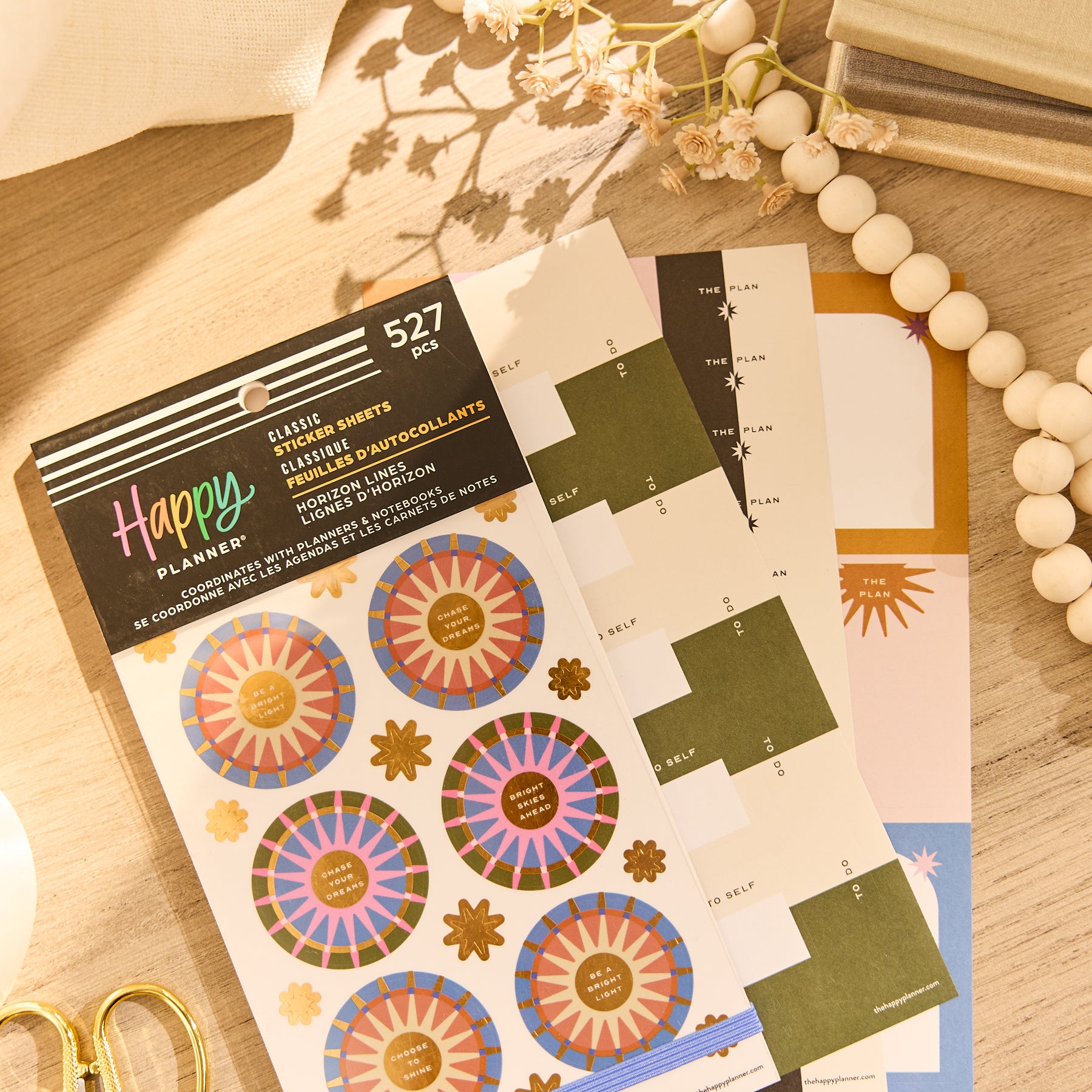 Horison Europe Project Sticker Example Horizon Lines - Value Pack Stickers – Happy Planner
