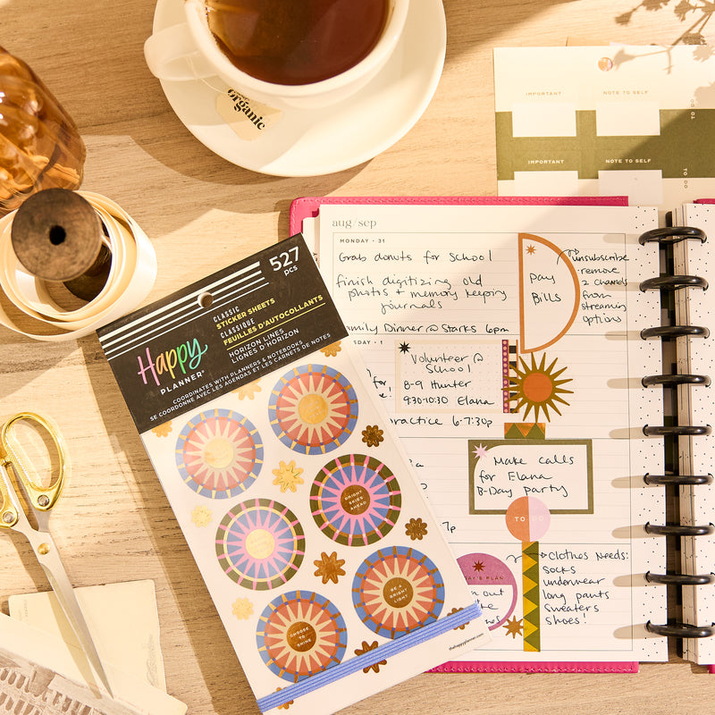Horizon Lines - Value Pack Stickers – Happy Planner