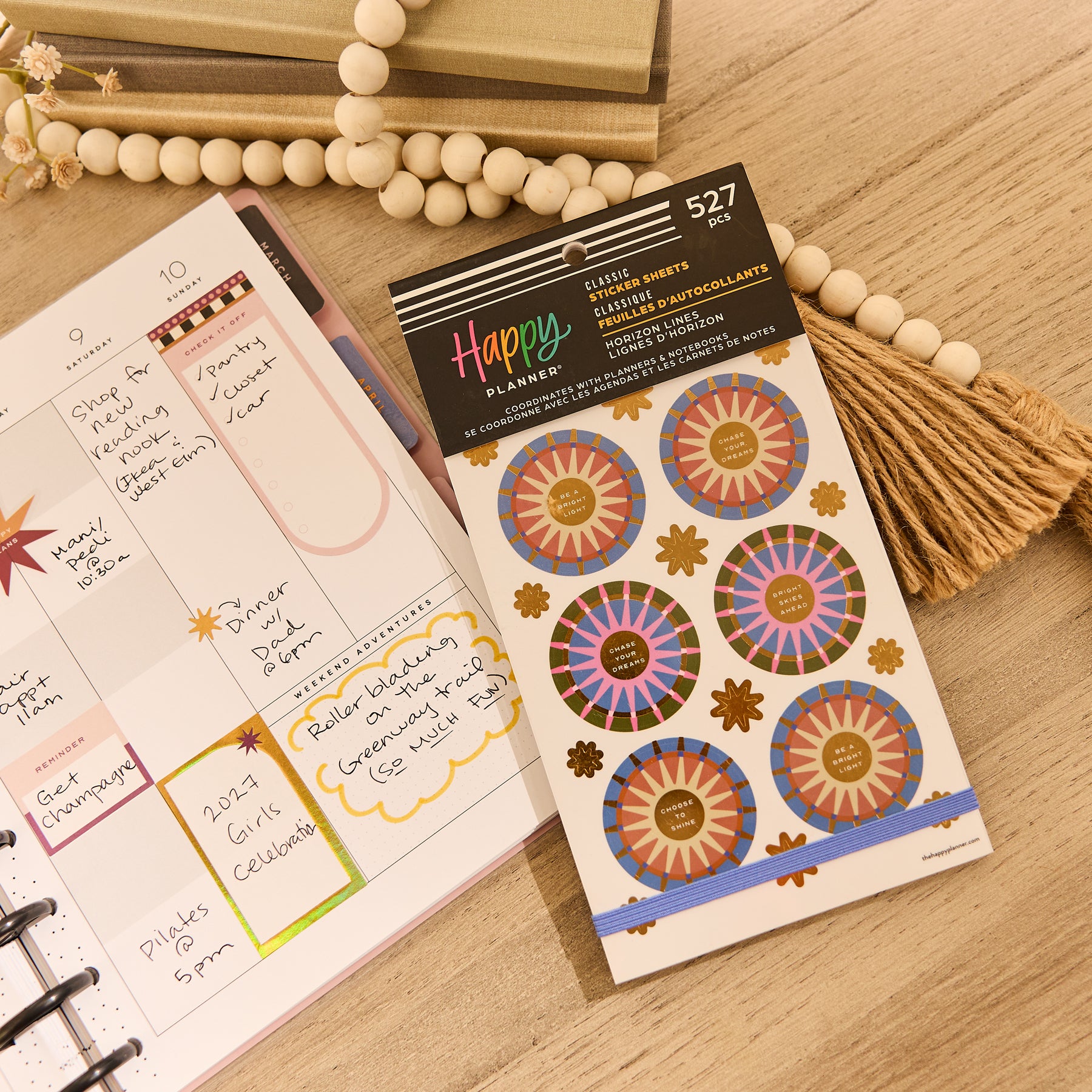 Horison Europe Project Sticker Example Horizon Lines - Value Pack Stickers – Happy Planner
