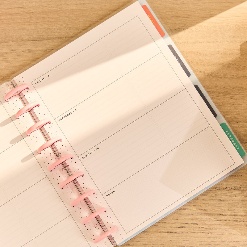 2026–2027 Color Beat Stripes Customizable Planner - Classic Horizontal ...
