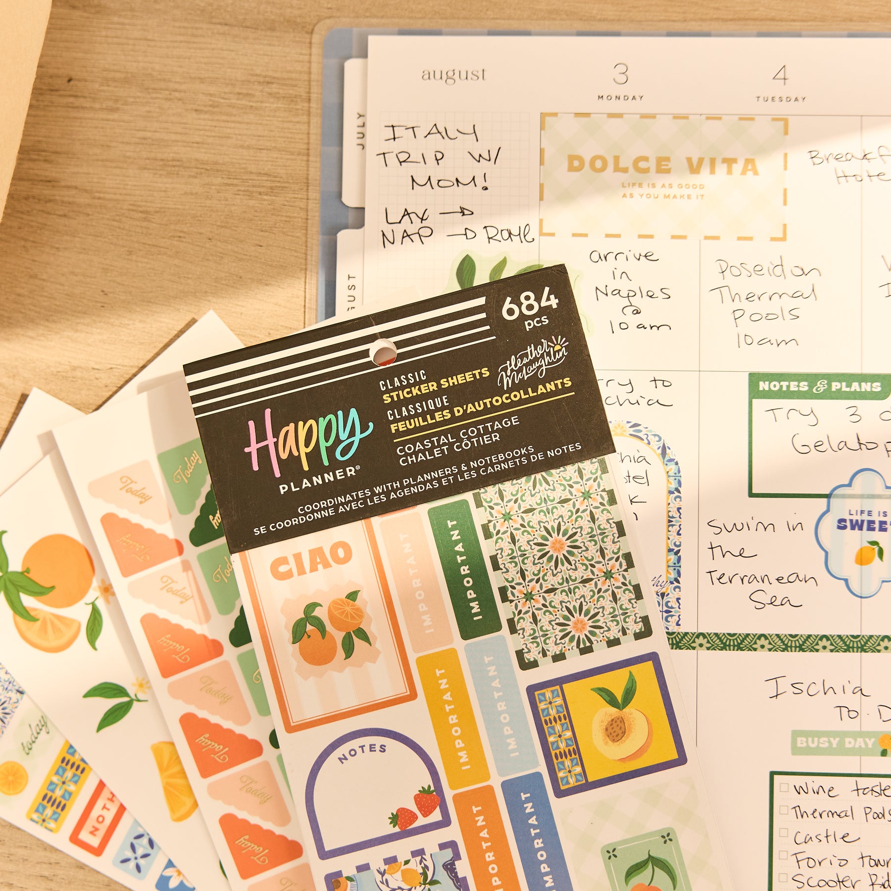 Adding Value Stickers Coastal Cottage - Value Pack Stickers – Happy Planner