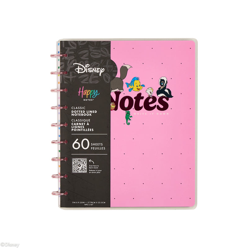 Disney Best Pals - Dotted Lined Classic Notebook - 60 Sheets – Happy ...