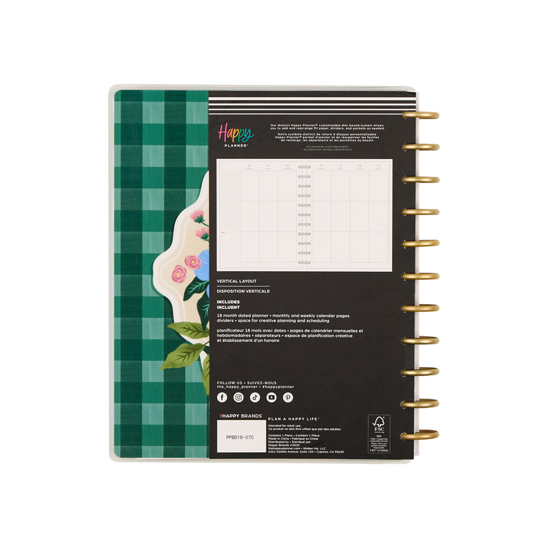 2026–2027 Country Charm Customizable Planner - Big Vertical Layout - 1 ...