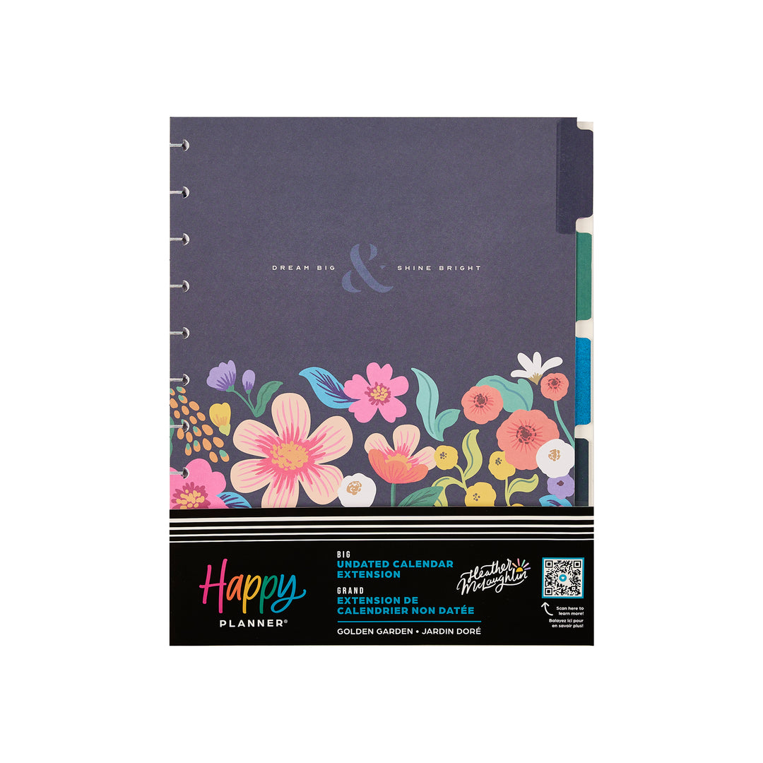 Golden Garden - Big Vertical Extension Pack – Happy Planner