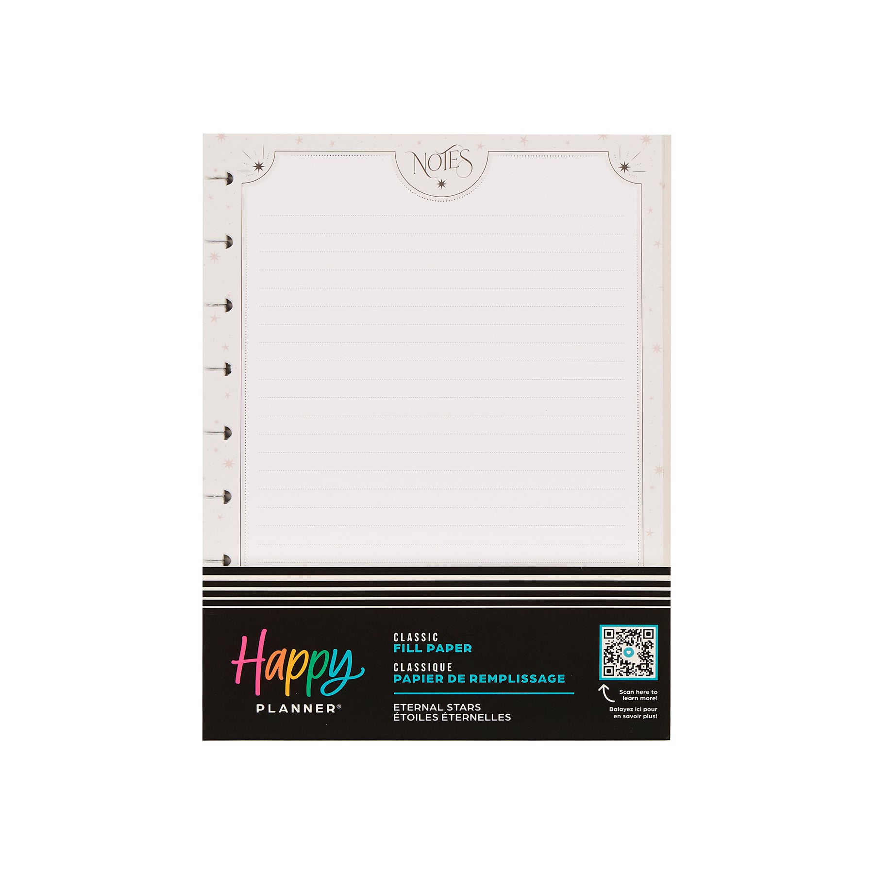 40 Line Paper Eternal Stars - Dotted Lined Classic Filler Paper - 40 Sheets – Happy ...