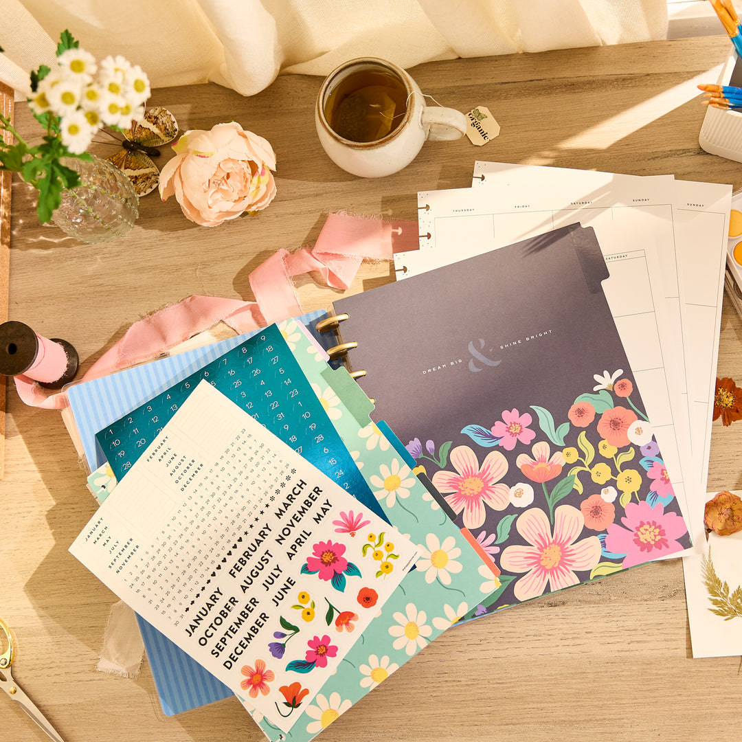 Golden Garden - Big Vertical Extension Pack – Happy Planner
