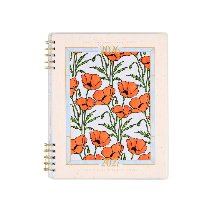 2026–2027 Tinted Mosaic Customizable Spiral Planner - Big Vertical