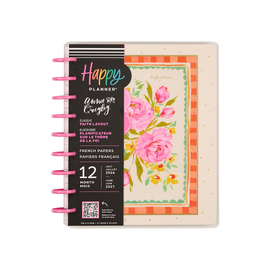 2026–2027 French Papers Customizable Faith Planner - Classic Faith