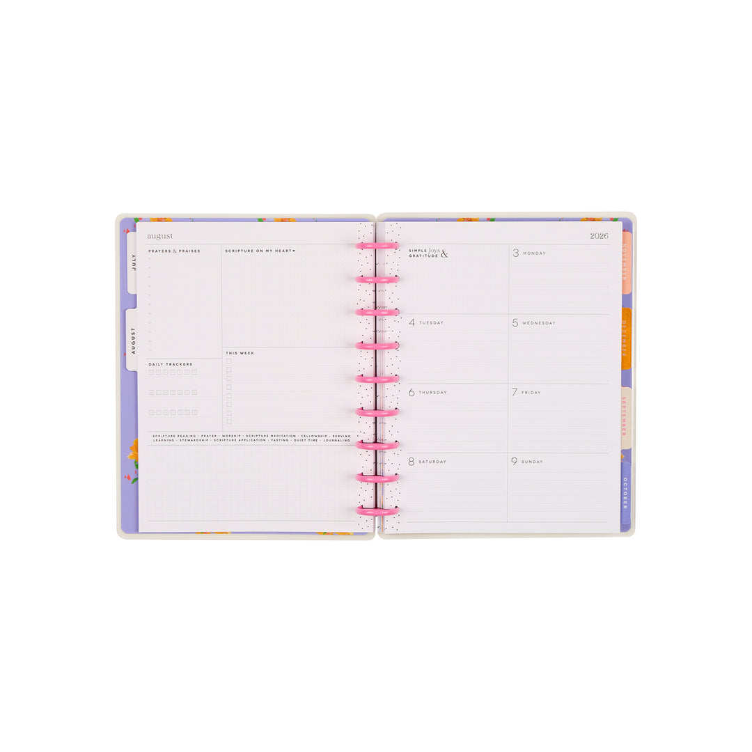 2026–2027 French Papers Customizable Faith Planner - Classic Faith