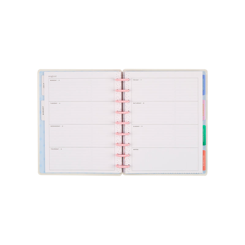 2026–2027 Color Beat Stripes Customizable Planner - Classic Horizontal ...