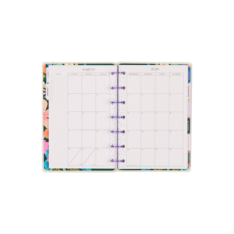 2026–2027 Golden Garden Customizable Planner - Mini Dashboard Layout ...