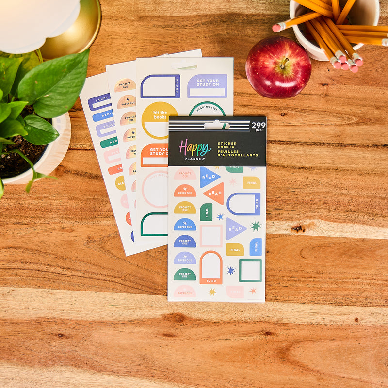 Stars & Smiles Student - 10 Sticker Sheets