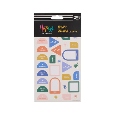 Stars & Smiles Student - 10 Sticker Sheets