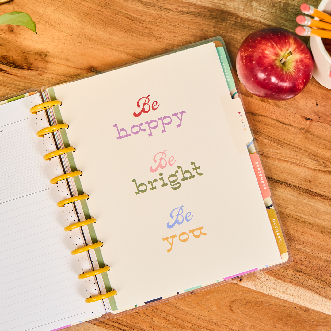 2025–2026 Mod Teacher Customizable Teacher Planner - Classic Teacher Layout - 12 Months