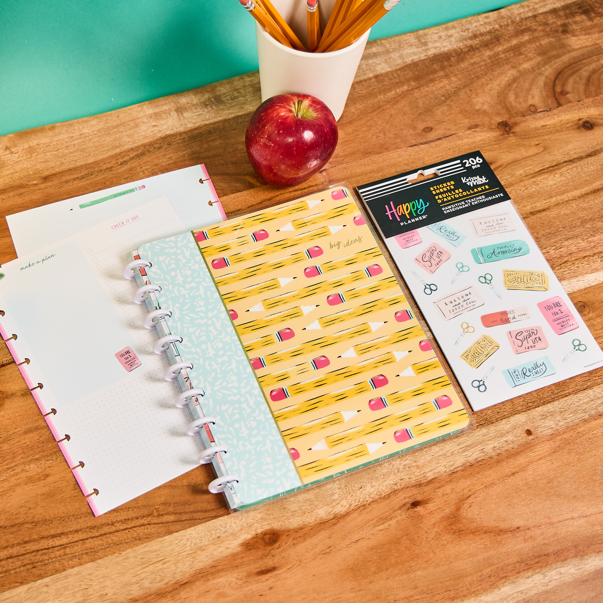 Pawsitive Teacher - Classic Notebook + Filler Paper + Sticker Bundle ...