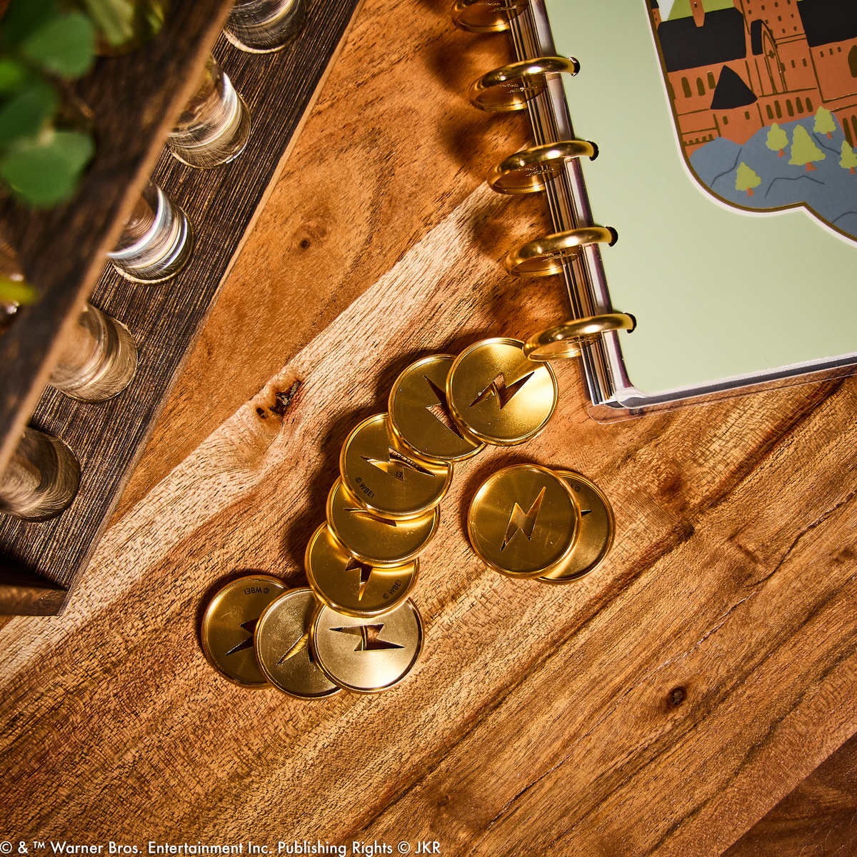 Harry Potter Gold Lightning Bolt Cutout - Medium Metal Disc Set – Happy ...