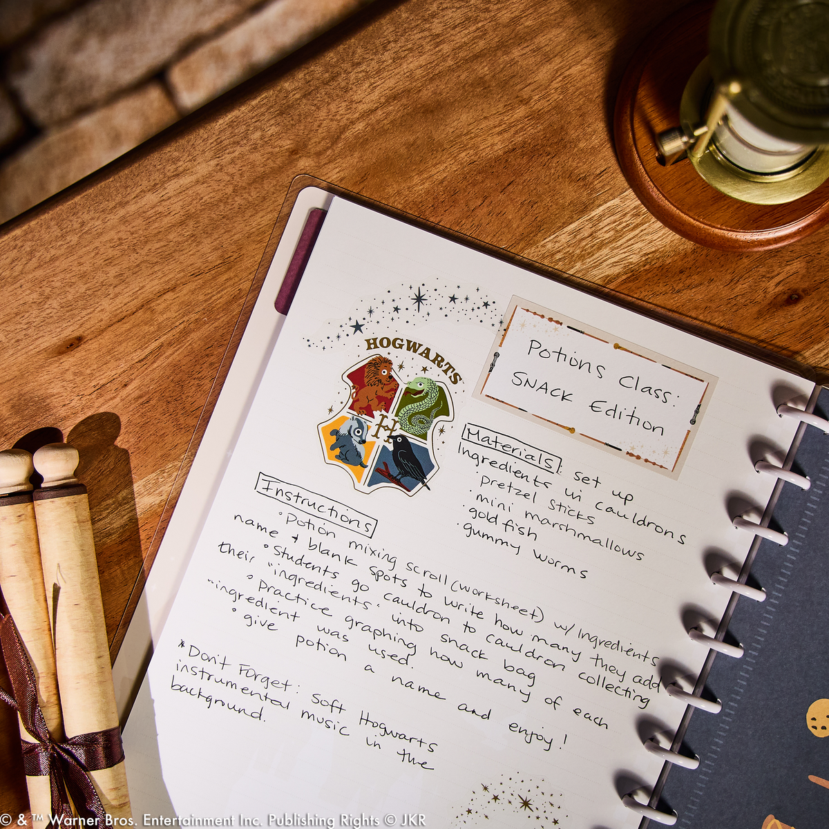 Harry Potter Teacher - Dotted Lined Big Notebook - 60 Sheets – Happy ...