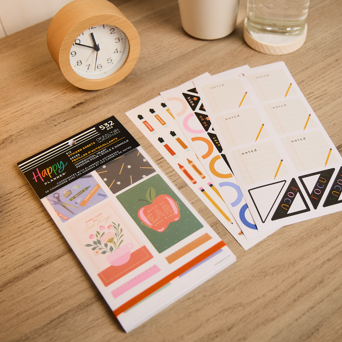 Homeschool Heart - Value Pack Stickers - Big – Happy Planner